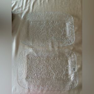 Crate & Barrel - Bergen Rect Platter - Made in Italy